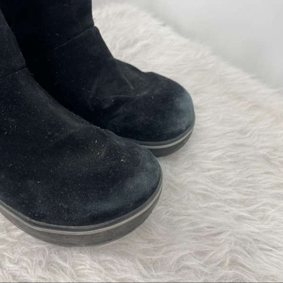 Sorel Glacy‎ Suede Boot Black Women's Size 5 NL1975 - Picture 4 of 8